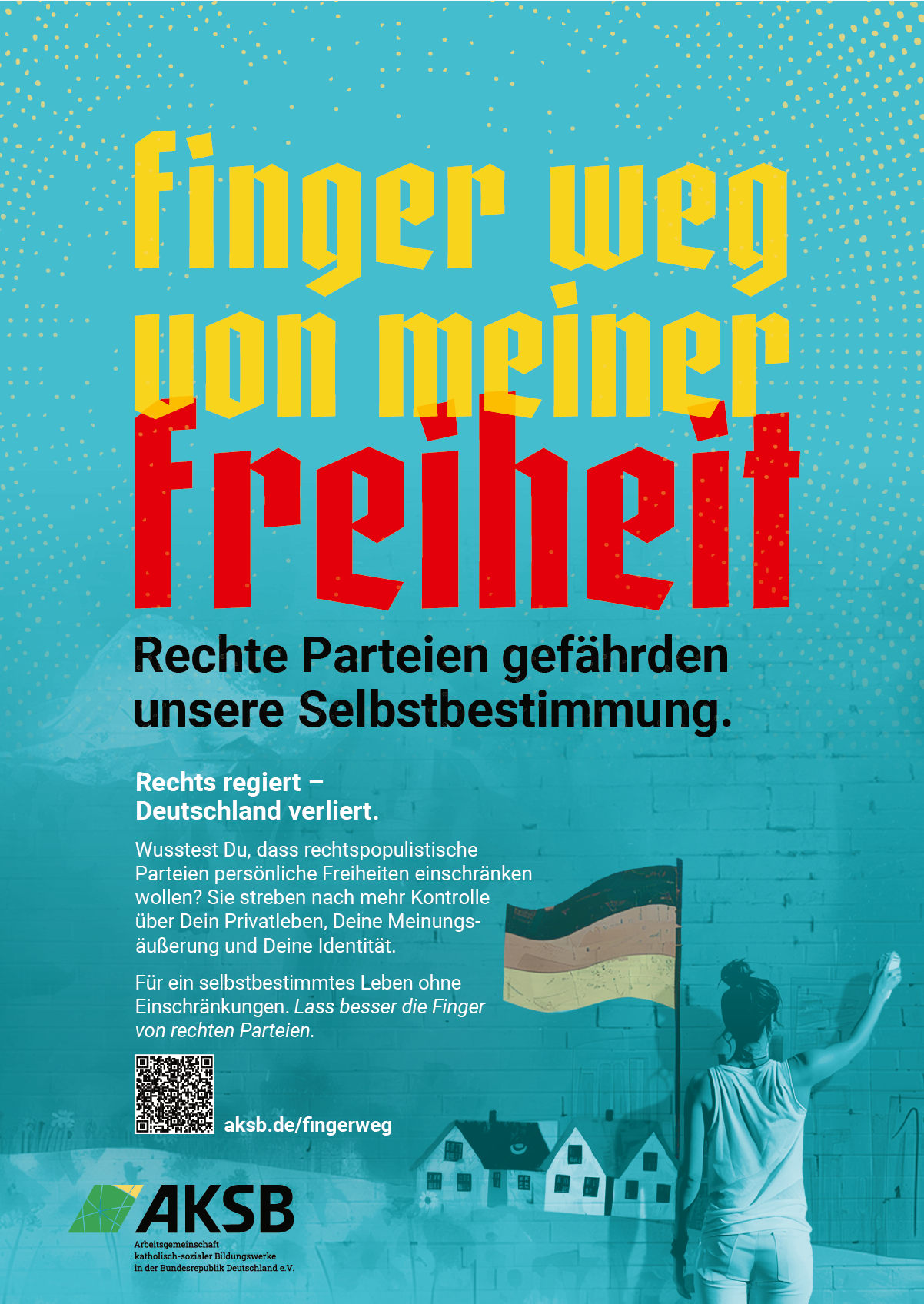 Plakat DIN A2 Finger weg von meiner Freiheit Plakat DIN A2 Finger weg von meiner Freiheit