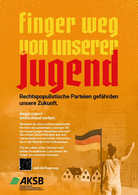 Plakat DIN A2 Finger weg von meiner Jugend