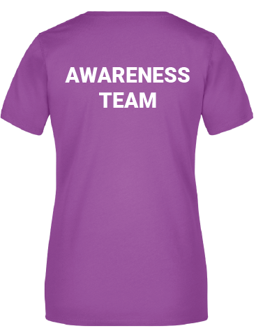 T-Shirt Damen purple Awareness